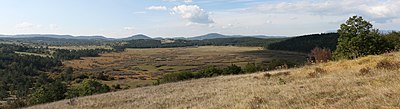 Empty area of Lake Palško