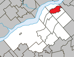 Location within Bécancour RCM