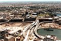 Darling Harbour während des Umbaus in den 1980er Jahren