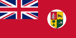 Red Ensign der Südafrikanischen Union (1912–1928; Handelsflagge zur See bis 1951)