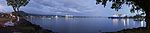 Apia harbour at dawn during independence celebrations 2003.