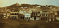 Actual hand tinting on a photograph: an 1851 daguerrotype.