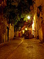 Sarlat french medieval city by night