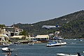 Anflug über die Stadt Skiathos