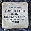 Stolperstein Gräfstraße 49 Hoexter Ernst