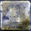 Stolperstein für Hedwig Hammel (Weyertal 57)