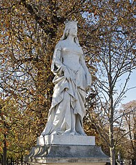 Valentine Visconti of Milan, Jardin du Luxembourg (1868)