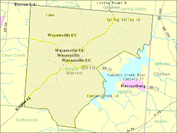 Detailed map of Wayne Township