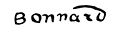 Pierre Bonnard aláírása