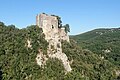 Burgruine Château de Ferreyroles mit FKK-Gelande