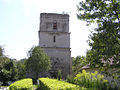 Die Schlossruine und das Kloster in Jazlowiec