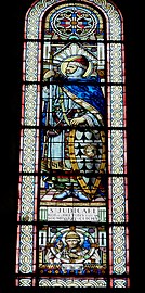 Stained glass of St. Judicaël.