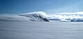 Grímsvötn mit dem Berg Grímsfjall unter dem Gletscherschild des Vatnajökull (1. Januar bis 7. Februar)