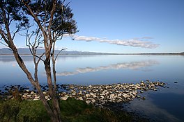 Western shore looking south