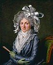 «Madame de Genlis» malt av Adélaïde Labille-Guiard (1749–1803) 1780