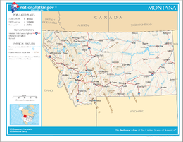 Montana – Mappa