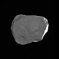 Helenesichel, aufgenommen durch Cassini am 3. März 2010