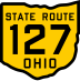 State Route 127 marker