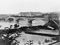 Pfaffendorfer Brücke bei Koblenz (1862–1864, Foto um 1900)