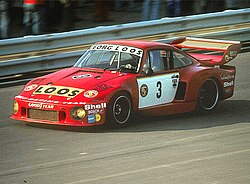 Rolf Stommelen im Porsche 935 auf dem Nürburgring, 1977