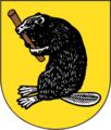 Wappen von Bibern (Ortsteil von Thayngen) in der Schweiz