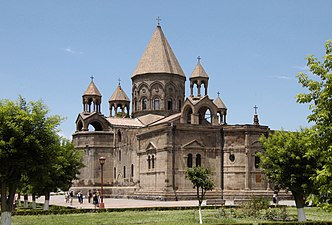 Etchmiadzin Cathedral, Vagarshapat, by Gregory the Illuminator, 301-1868[133]
