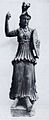 Basaltstatue av gudinnen Al-lāt-Minerva fra As-Suwayda