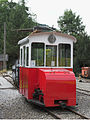 Lokomotive der Anstaltsbahn Steinhof (während einer Sonderausstellung)