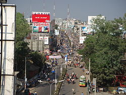Stadtzentrum von Bogra