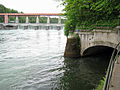 Mündung der Glatt in Rheinsfelden