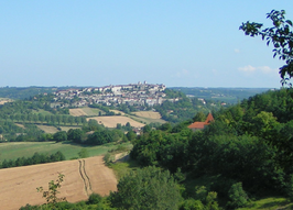 Gezicht op Lauzerte