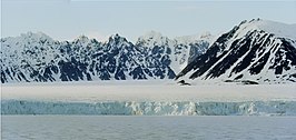 Lilliehookbreen-gletsjer, Nationaal park Nordvest-Spitsbergen