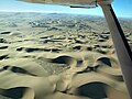 Namib desert aerial view near Lüderitz