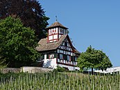 Landsitz Guggenhürli, Kernbau im ersten Obergeschoss um 1574