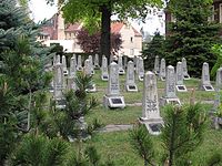 Sowjetischer Friedhof in Jüterbog, Brandenburg