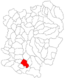 Location in Caraș-Severin County