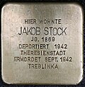 Stolperstein für Jakob Stock (Klosterstraße 43)
