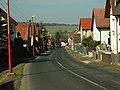 Straat in het zuiden van Třeboc