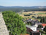 Blick vom Bergfried in Richtung Norden