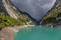 Gigerwaldsee von der Staumauer aus gesehen