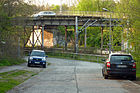 Am Bahnhof Wuhlheide mit Blick zur Rudolf-Rühl-Allee-Brücke