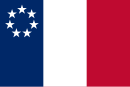 Louisiana'nın resmî olmayan bayrağı (1861)