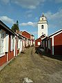 24.5.-30.5.: Gasse in Gammelstad, dem alten Zentrum Luleås und UNESCO-Welterbe