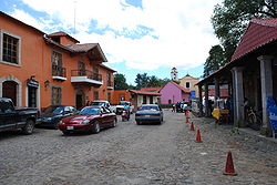 Streetview looking towards parish church