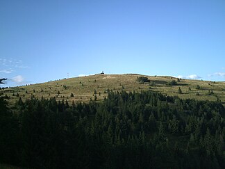 Der Berg Kojšovská hoľa (1246 m n.m.)