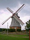 Die Höllanderwindmühle in Lübberstedt