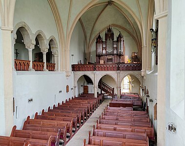 Innenraum, Blick zur Orgel
