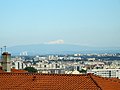 Der Mont Blanc von les pentes de la Croix-Rousse aus gesehen