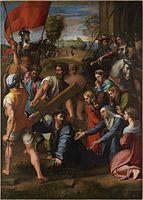 Il Spasimo 1517, brings a new degree of expressiveness to his art. (Museo del Prado))
