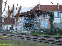 The former Gare de la rue d'Avron today